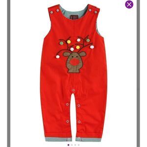 Lil Cactus Reindeer Romper Size 6/12m